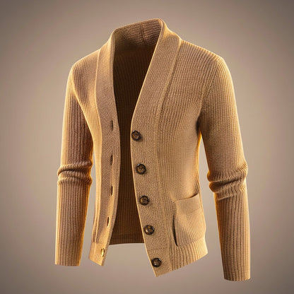 Julian | Virgin Wool Knit Cardigan