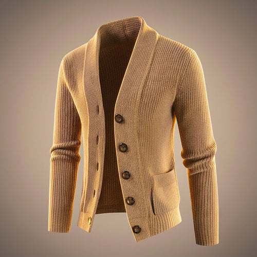 Julian | Virgin Wool Knit Cardigan