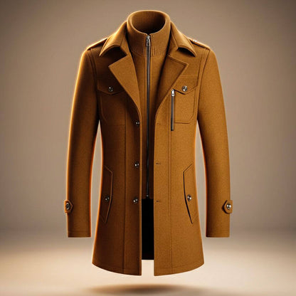 Theo | Elegant Virgin Wool Overcoat