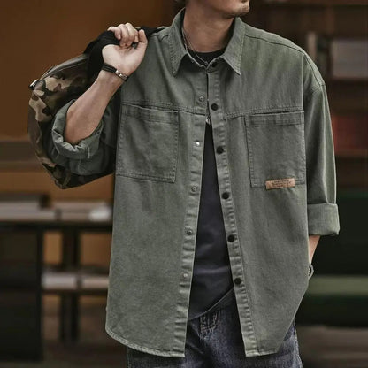 Malcolm | Vintage-Inspired Button-Up Shirt