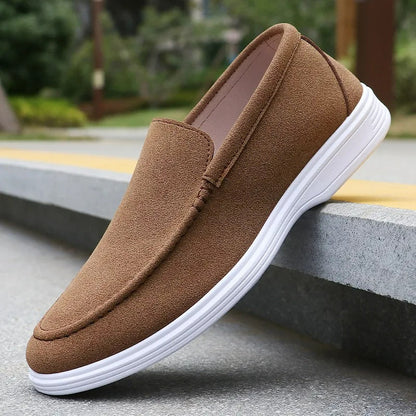 Elliott | Premium Suede Slip-On Loafers with Orthopedic Footbed