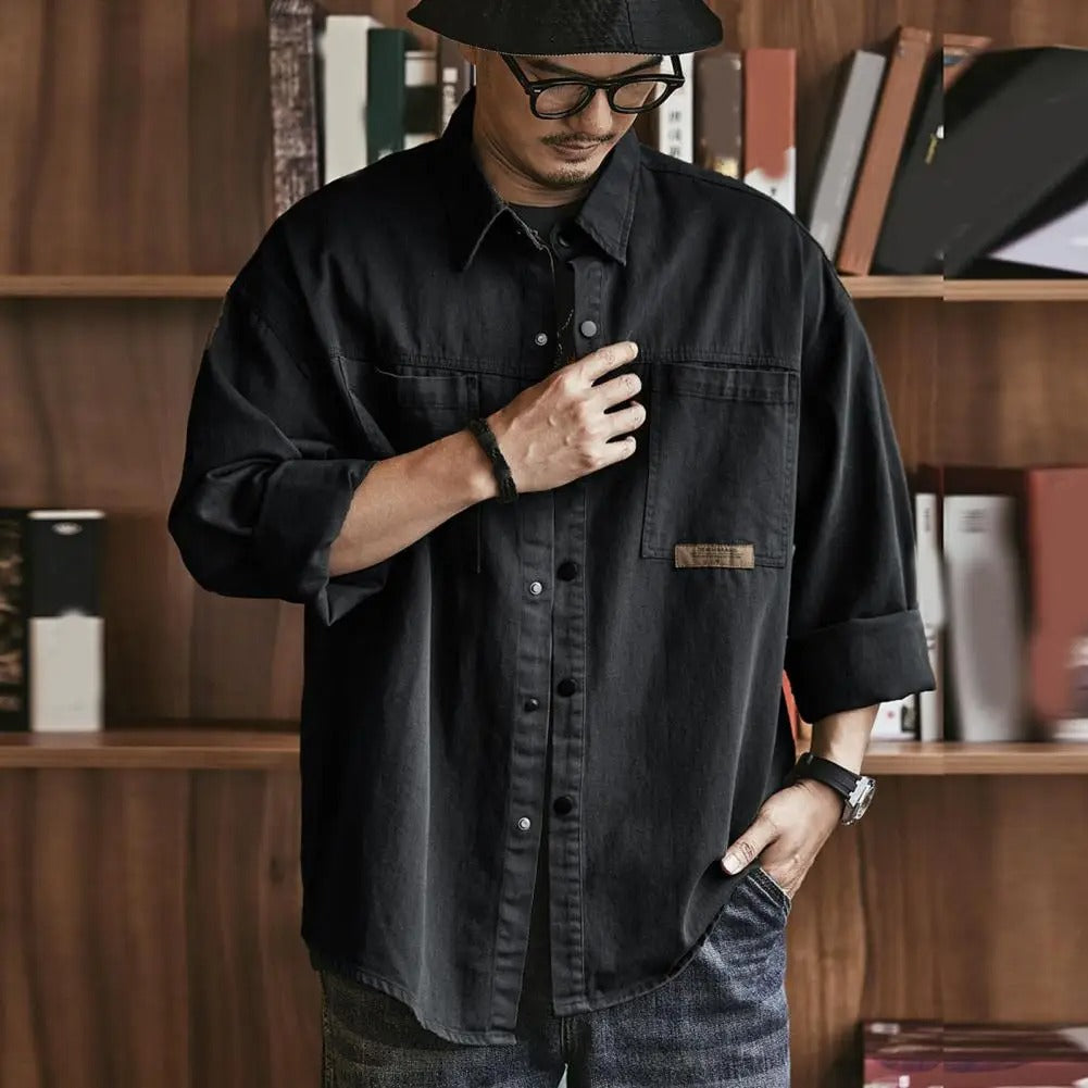 Malcolm | Vintage-Inspired Button-Up Shirt