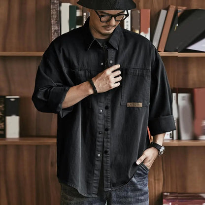 Malcolm | Vintage-Inspired Button-Up Shirt