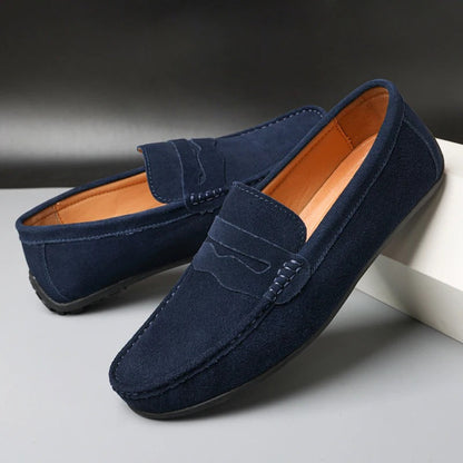 Everett | Sleek Torino Suede Loafers