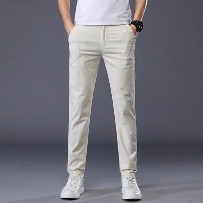 Lucian | Tailored Cotton Dress Trousers