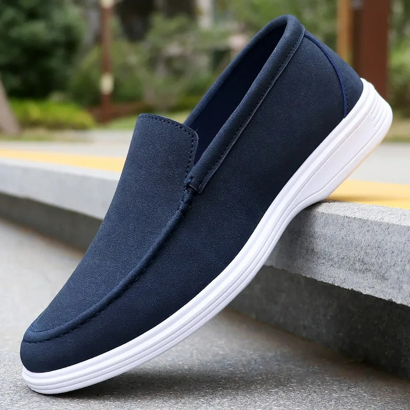 Elliott | Premium Suede Slip-On Loafers with Orthopedic Footbed