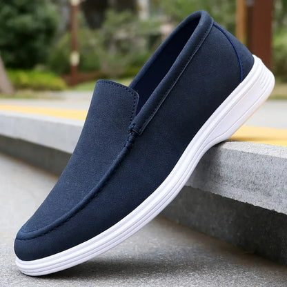Elliott | Premium Suede Slip-On Loafers with Orthopedic Footbed