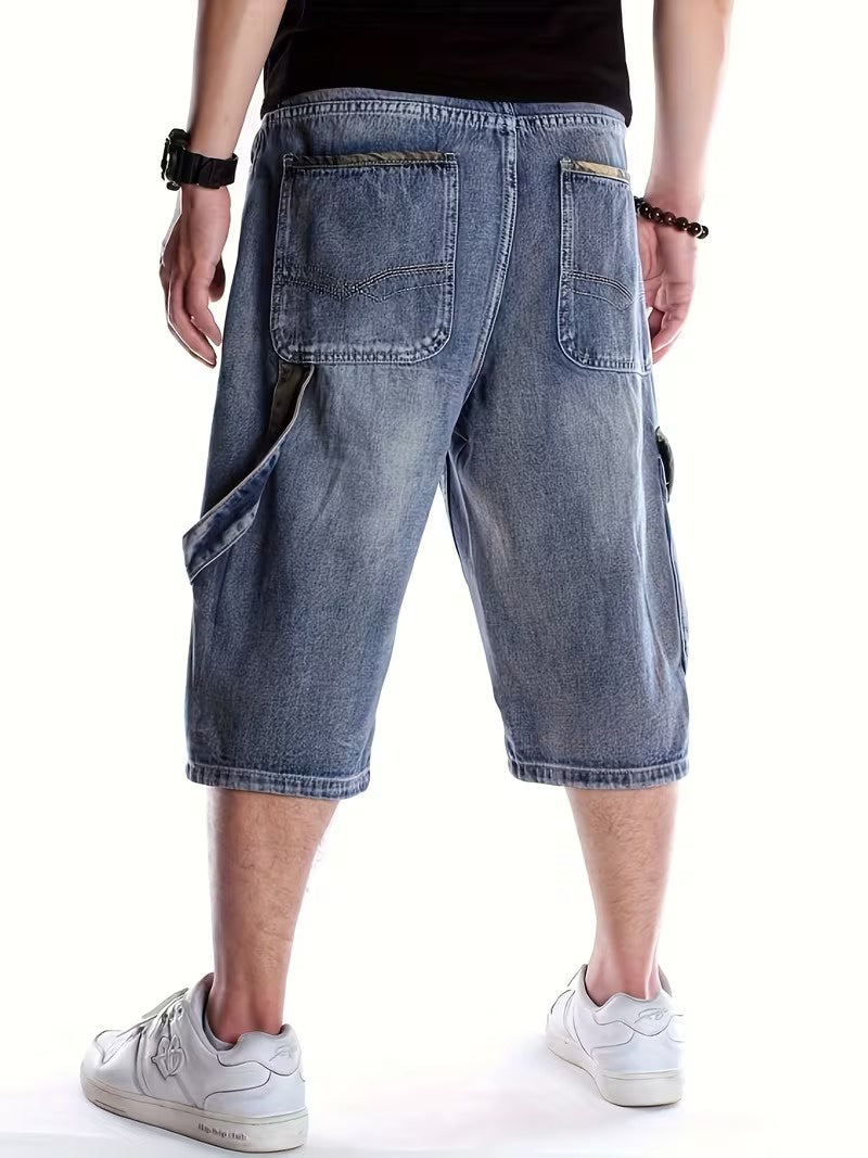 Luca | Stylish Knee-Length Cargo Shorts with Camouflage Trim