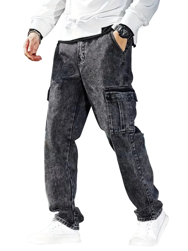 Luca | Tailored Straight-Leg Cargo Pants