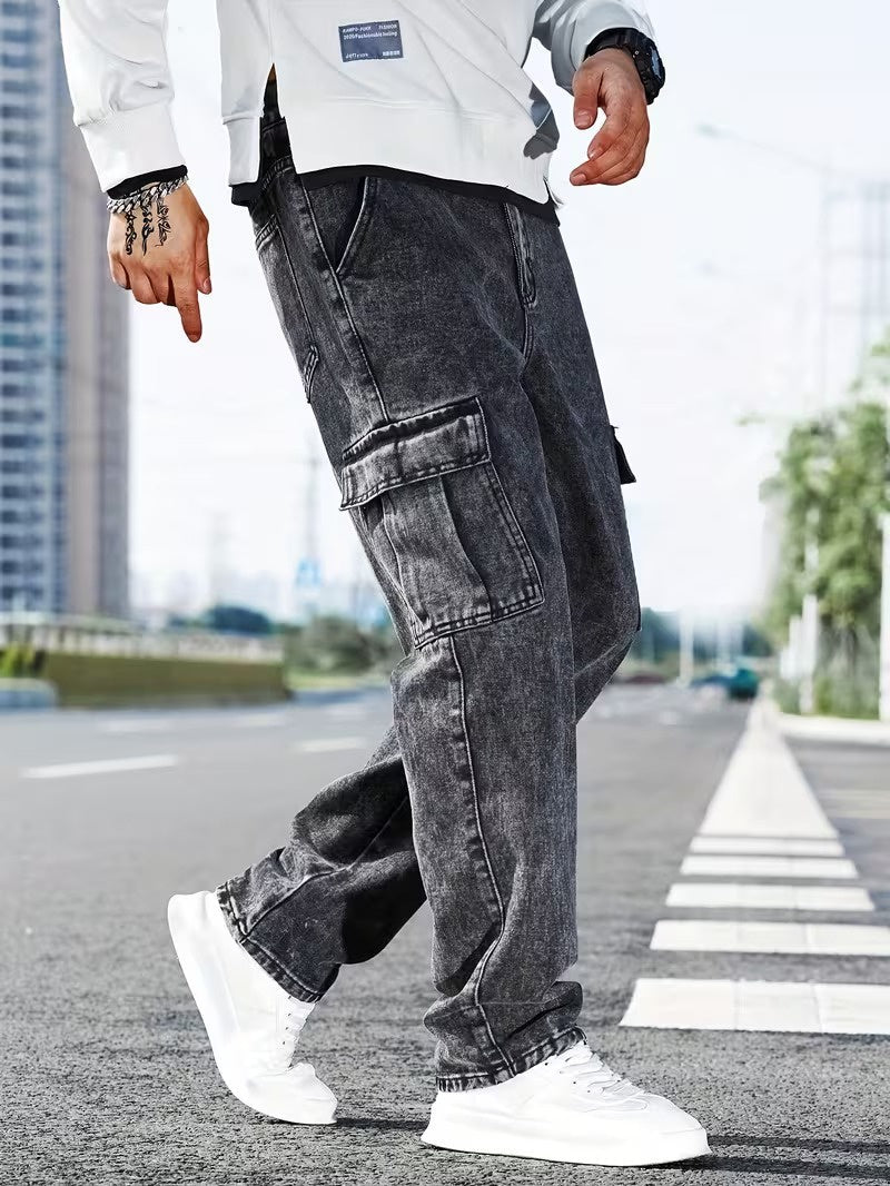 Luca | Tailored Straight-Leg Cargo Pants