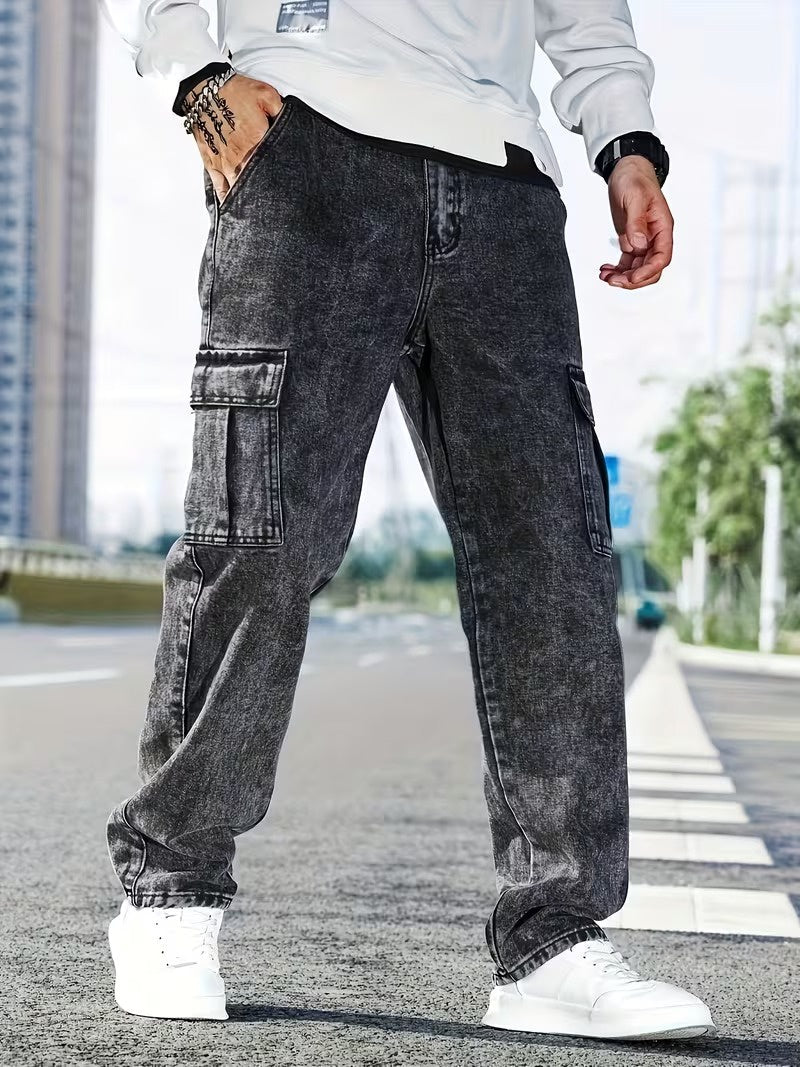 Luca | Tailored Straight-Leg Cargo Pants