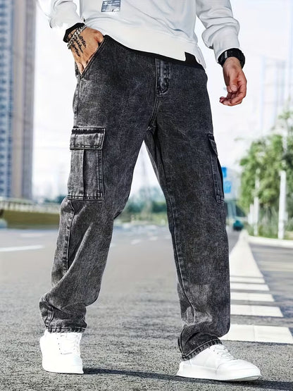 Luca | Tailored Straight-Leg Cargo Pants