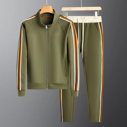 Dante | Sleek Stripe-Detail Tracksuit Set