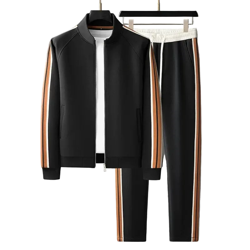Dante | Sleek Stripe-Detail Tracksuit Set
