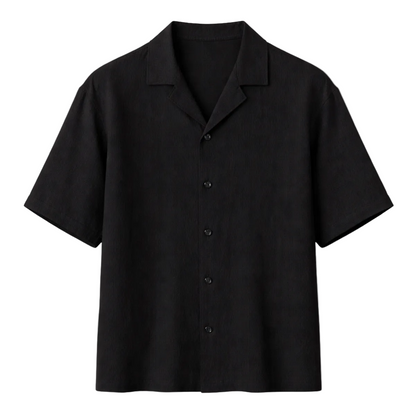 Jasper | Tailored Camp Collar Short Sleeve Shirt