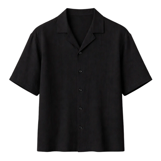 Jasper | Tailored Camp Collar Short Sleeve Shirt