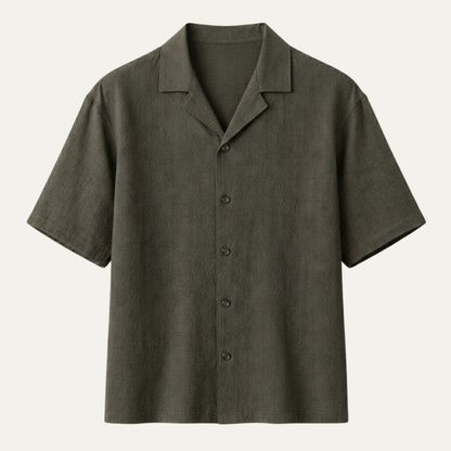 Jasper | Tailored Camp Collar Short Sleeve Shirt