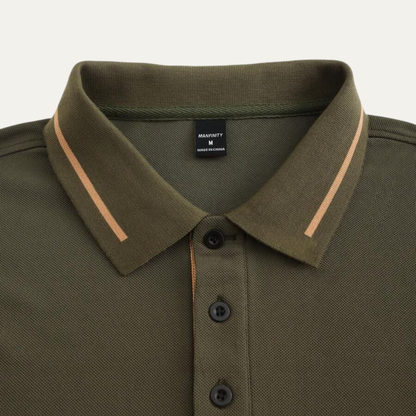 Luca | Contrast Tipped Polo Shirt