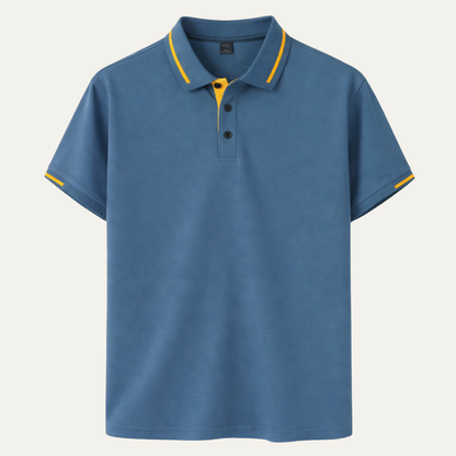 Luca | Contrast Tipped Polo Shirt