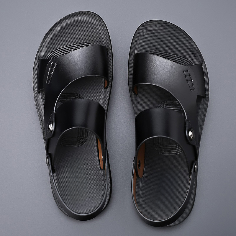 Luca | Luxe Double-Strap Sandals with Back Strap