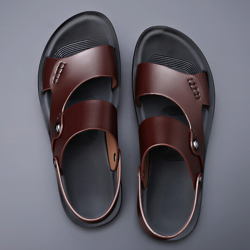 Luca | Luxe Double-Strap Sandals with Back Strap