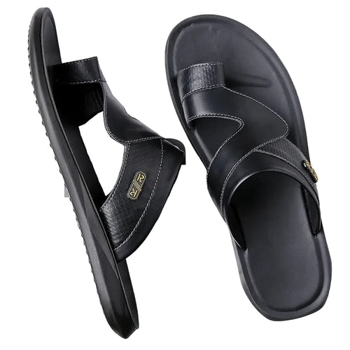 Luca | Luxe Dual Strap Slide Sandals