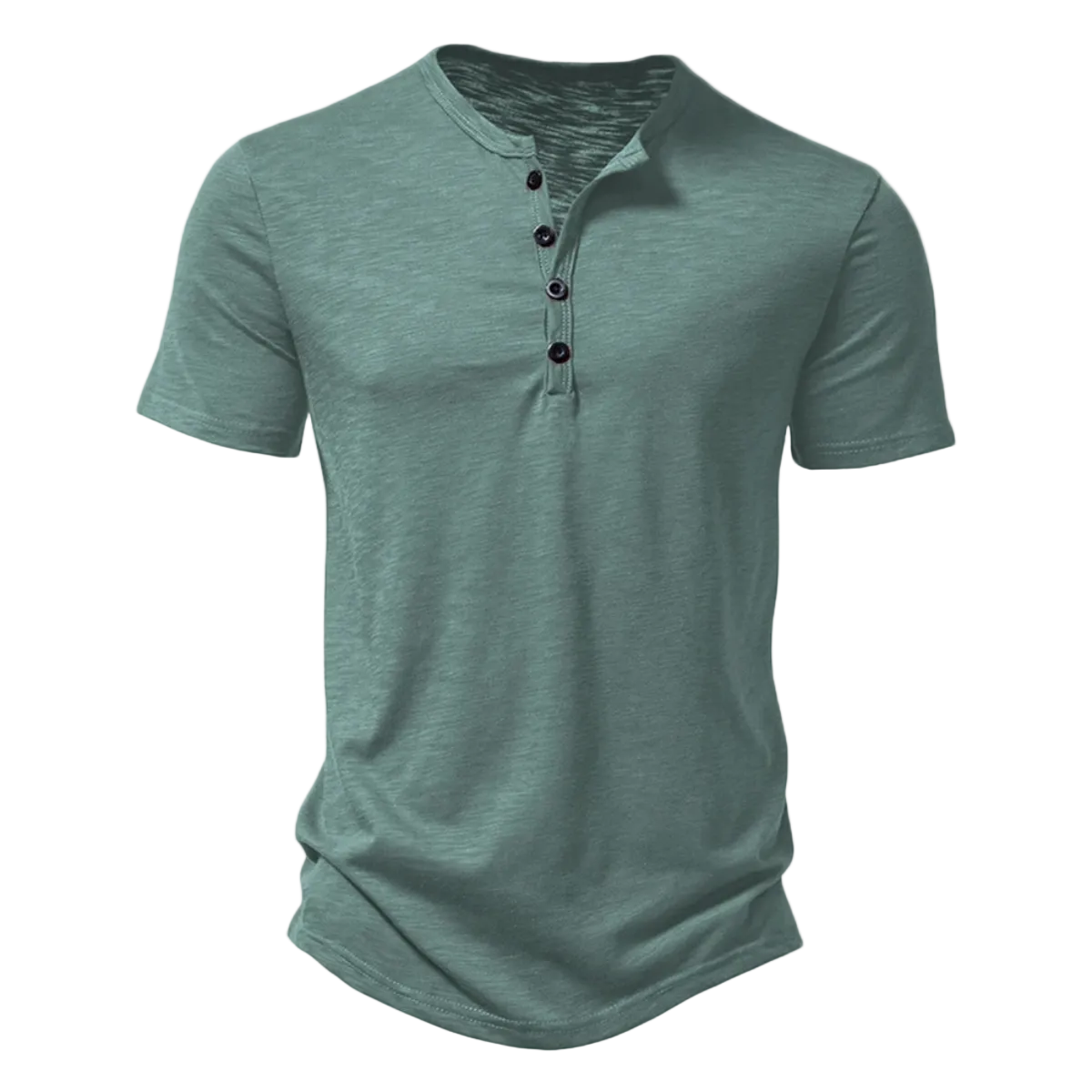 Luca | Luxe Short Sleeve Henley T-Shirt
