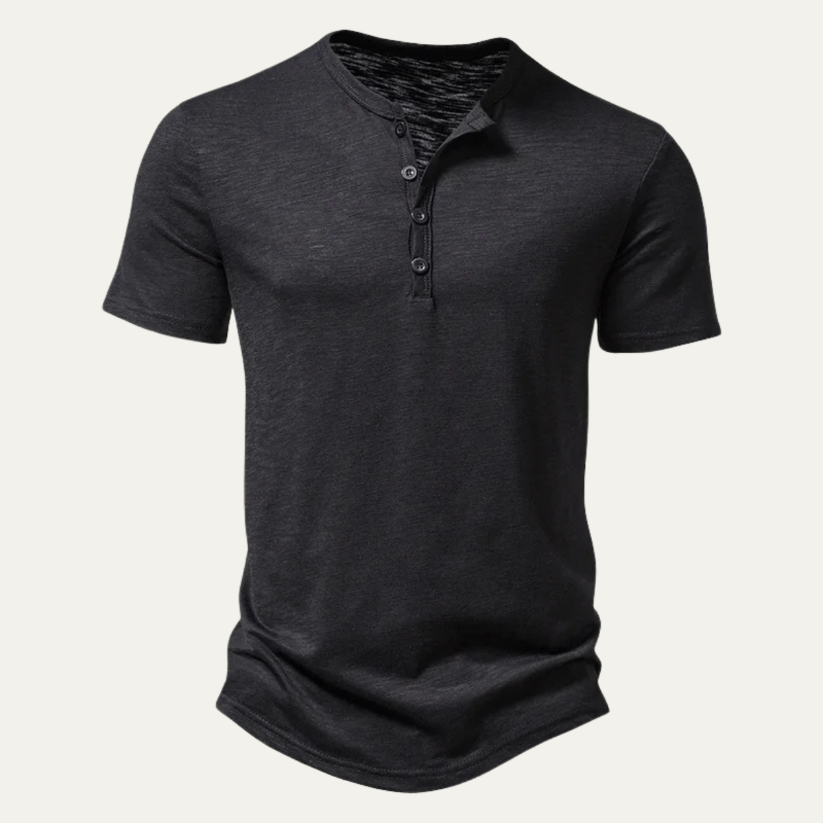 Luca | Luxe Short Sleeve Henley T-Shirt