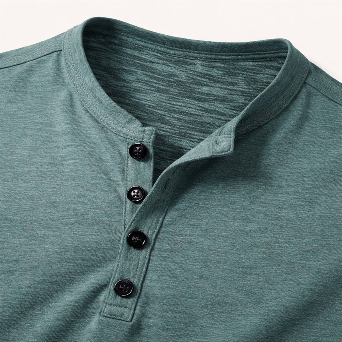 Luca | Luxe Short Sleeve Henley T-Shirt