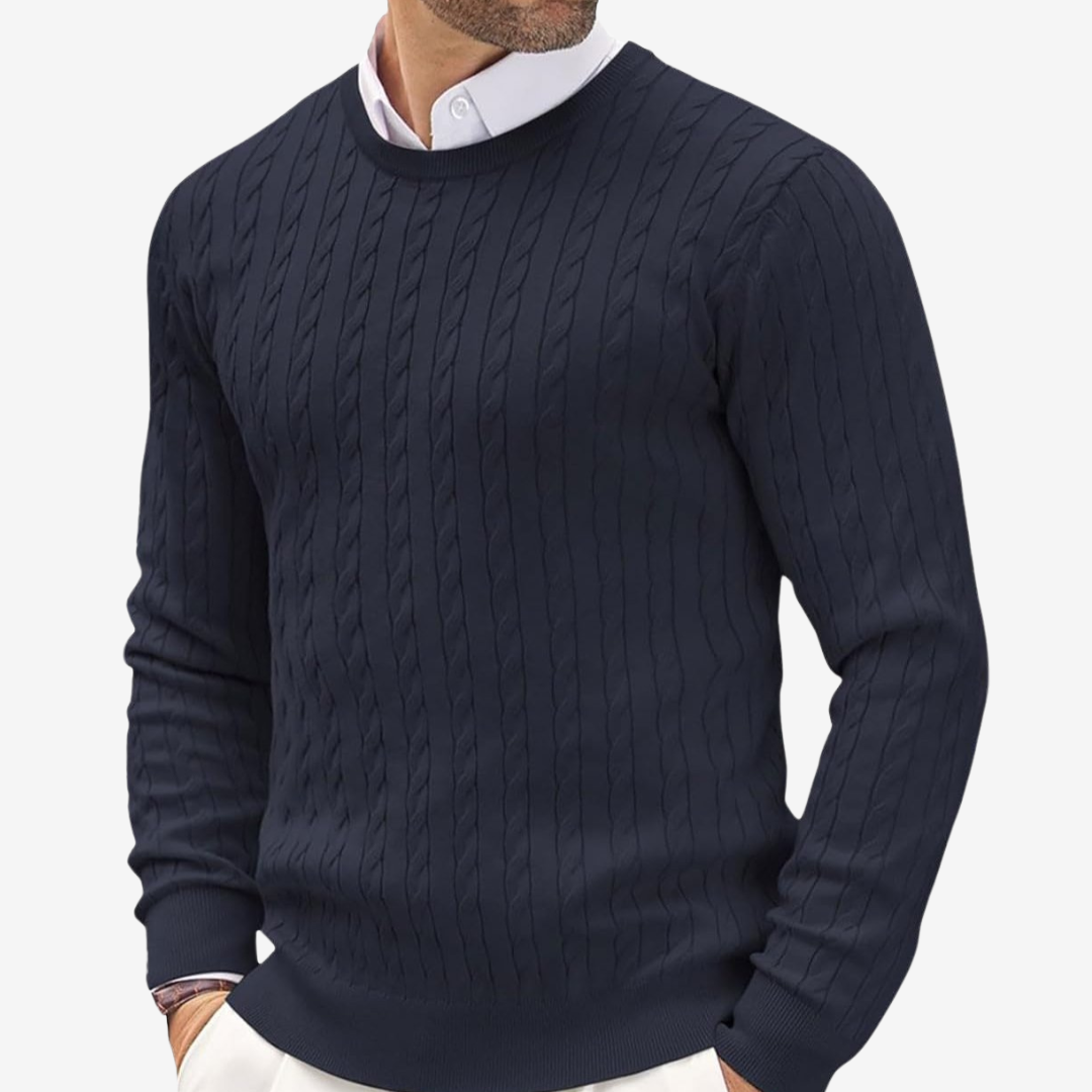 Gaspard | Timeless Cable Knit Sweater