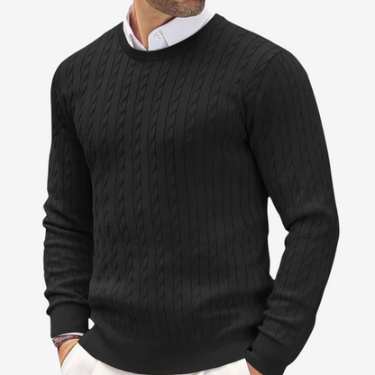 Gaspard | Timeless Cable Knit Sweater