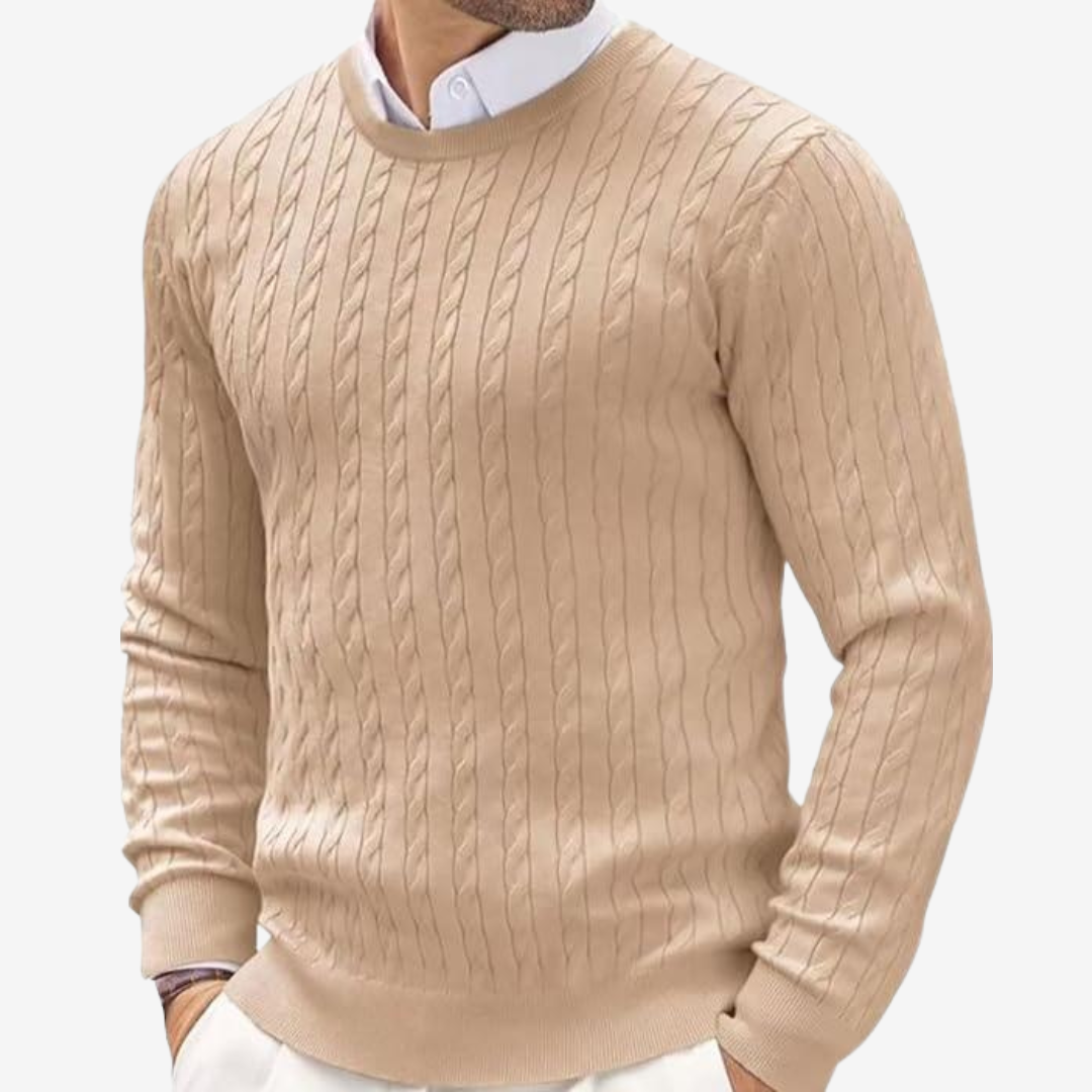Gaspard | Timeless Cable Knit Sweater