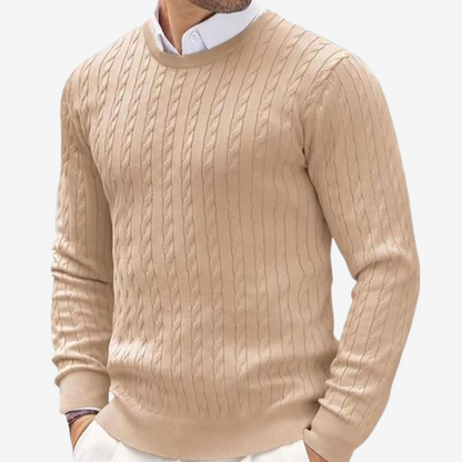 Gaspard | Timeless Cable Knit Sweater