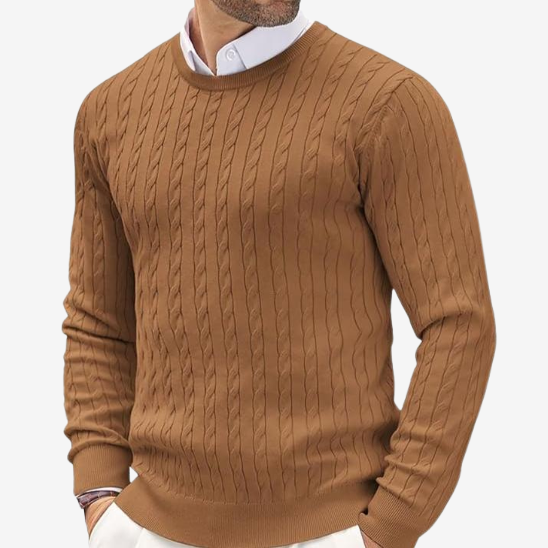 Gaspard | Timeless Cable Knit Sweater