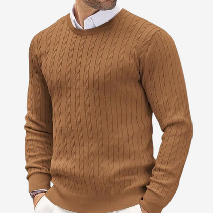 Gaspard | Timeless Cable Knit Sweater