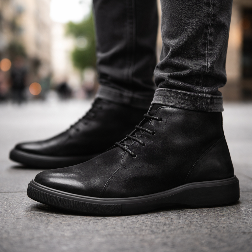 Jasper | Luxe Lace-Up Chukka Boots