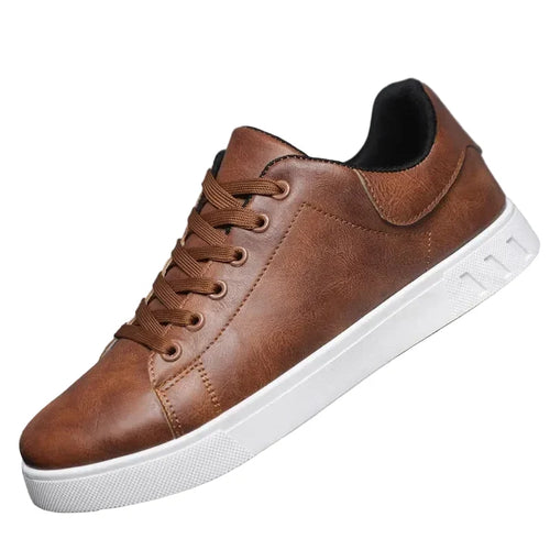 Luca | Luxe Lace-Up Low-Top Sneakers