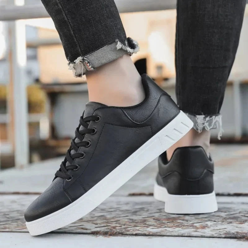 Luca | Luxe Lace-Up Low-Top Sneakers