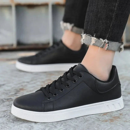 Luca | Luxe Lace-Up Low-Top Sneakers