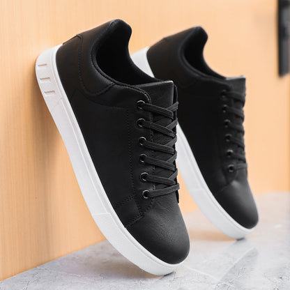 Luca | Luxe Lace-Up Low-Top Sneakers