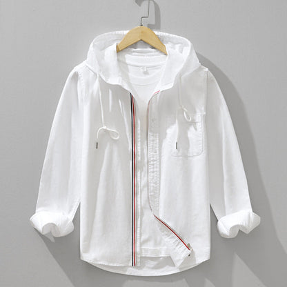 Luca | Tailored Hooded Button-Up Shirt