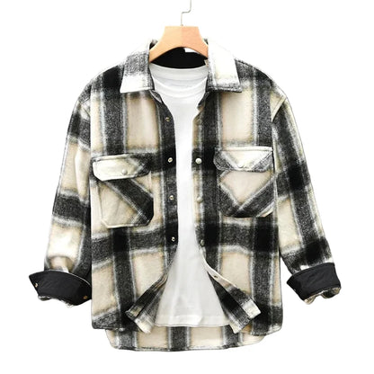 Luca | Tailored Plaid Overshirt with Chest Pockets