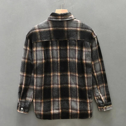 Luca | Tailored Plaid Overshirt with Chest Pockets