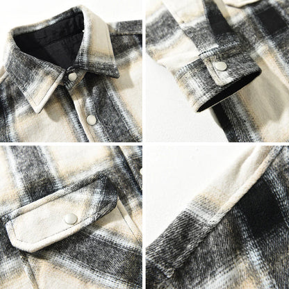 Luca | Tailored Plaid Overshirt with Chest Pockets