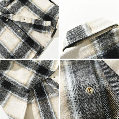Luca | Tailored Plaid Overshirt with Chest Pockets
