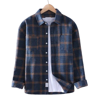 Luca | Tailored Long Sleeve Plaid Shirt