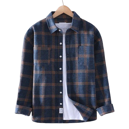 Luca | Tailored Long Sleeve Plaid Shirt