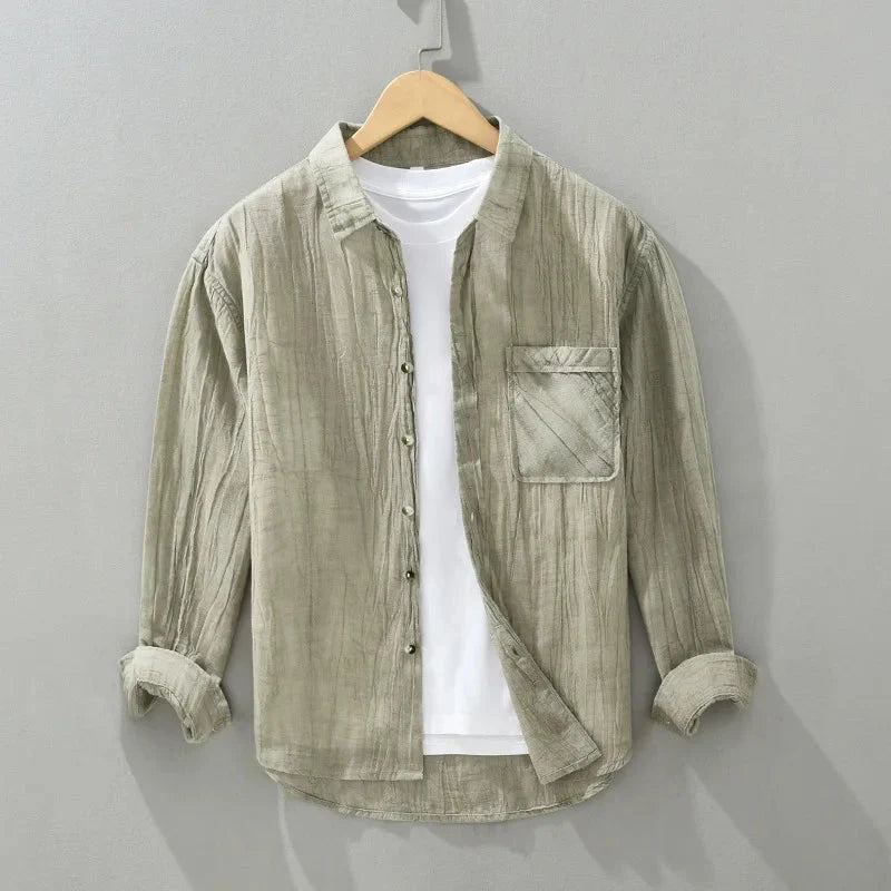 Luca | Tailored Long Sleeve Button-Up Shirt