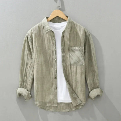 Luca | Tailored Long Sleeve Button-Up Shirt