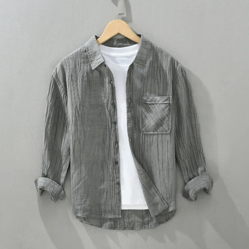 Luca | Tailored Long Sleeve Button-Up Shirt